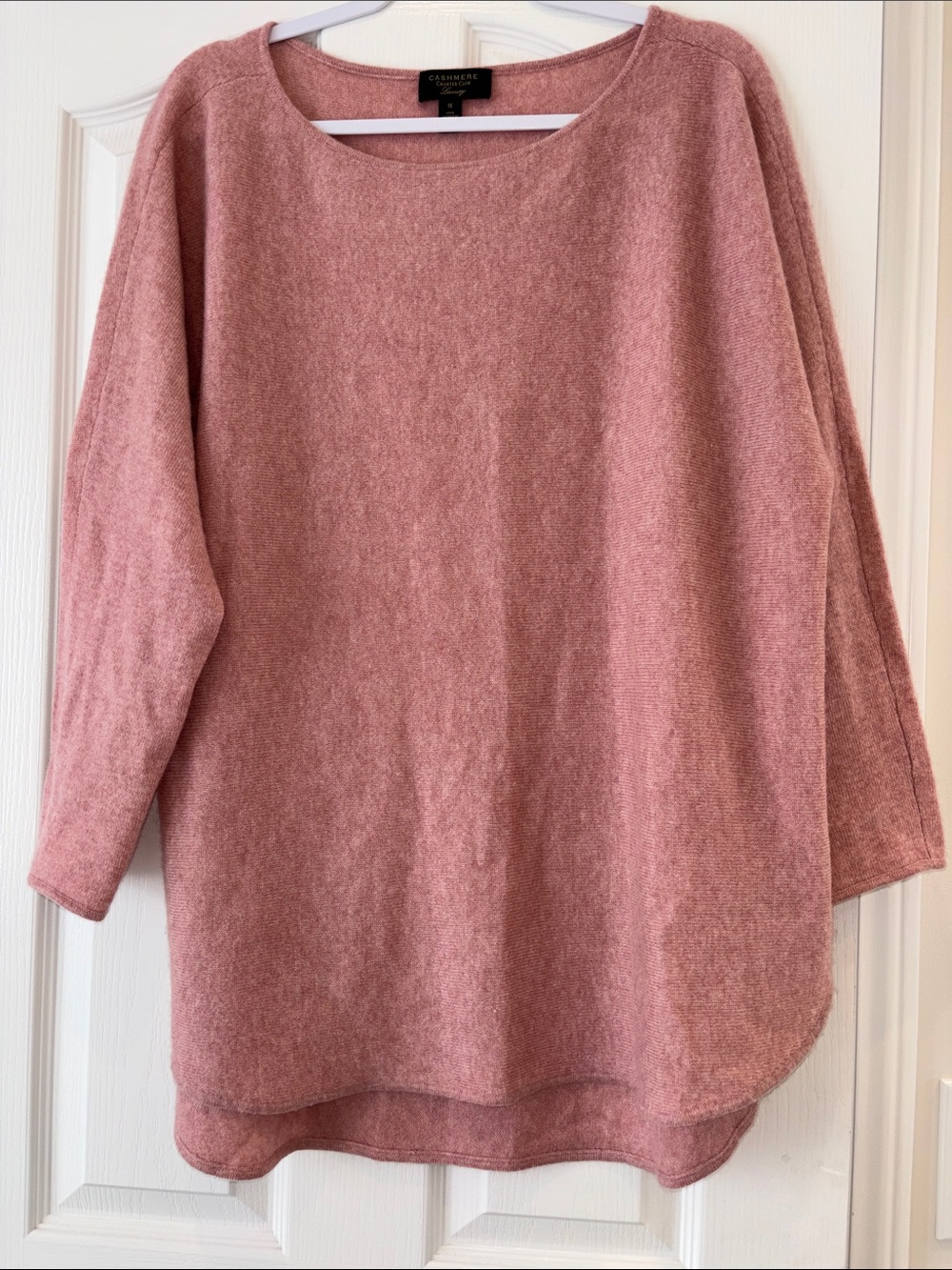 Charter Club Soft Rose Pink Cashmere Sweater